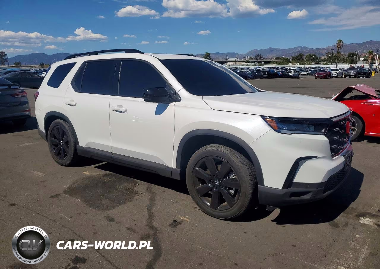 2025 Honda Pilot Black VIN:5FNYG1H94SB140161 - 4