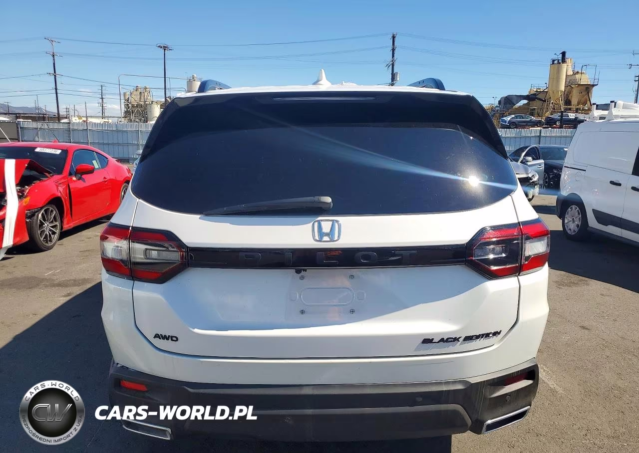 2025 Honda Pilot Black VIN:5FNYG1H94SB140161 - 6