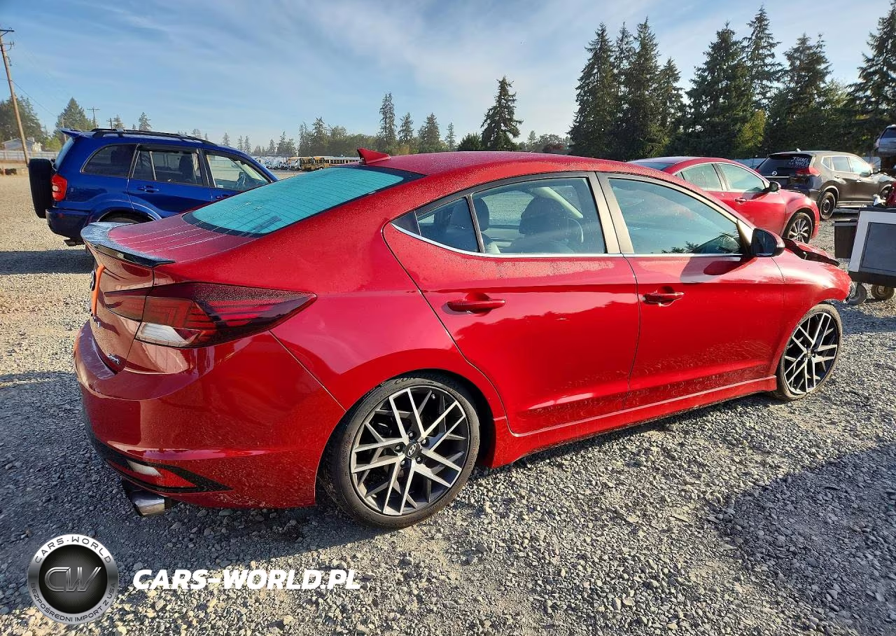 2020 Hyundai Elantra Sport VIN:KMHD04LB1LU059606 - 3