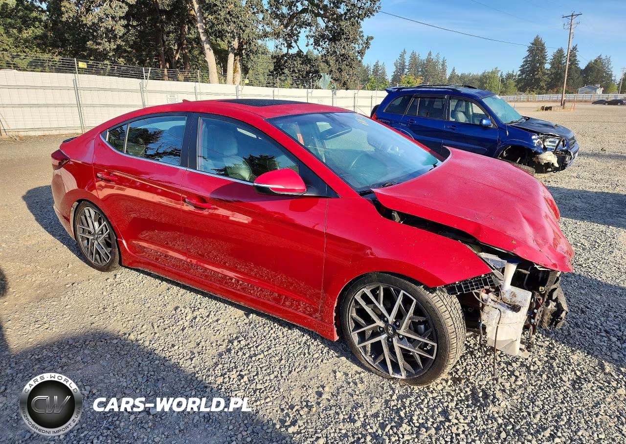 2020 Hyundai Elantra Sport VIN:KMHD04LB1LU059606 - 4