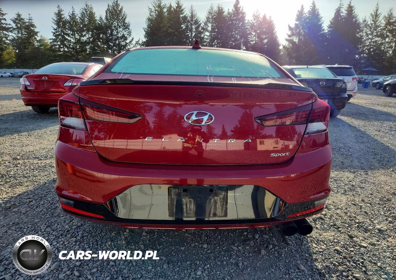 2020 Hyundai Elantra Sport VIN:KMHD04LB1LU059606 - 6