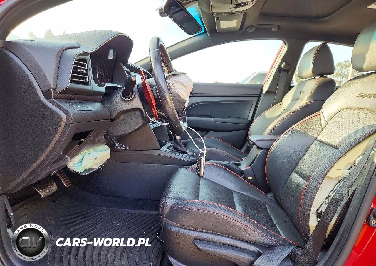 2020 Hyundai Elantra Sport VIN:KMHD04LB1LU059606 - 7