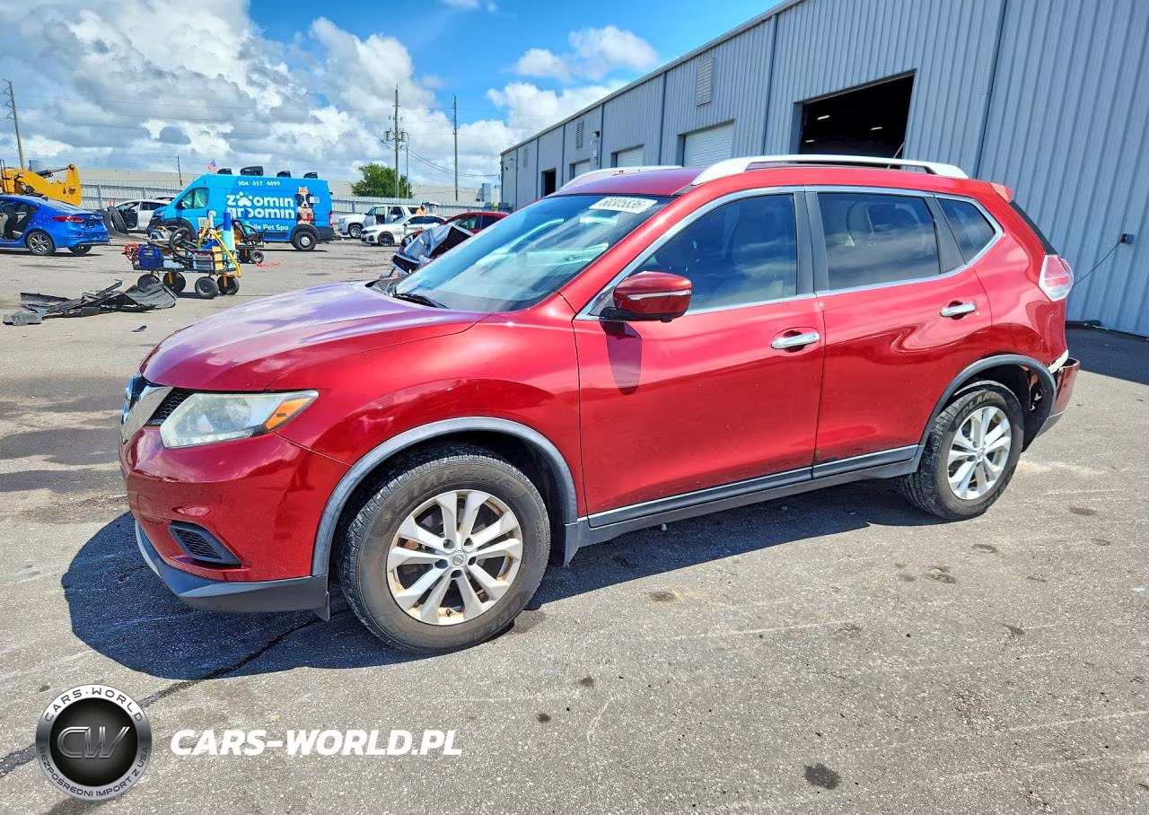 2015 Nissan Rogue Sv VIN:KNMAT2MT1FP510529 - 1