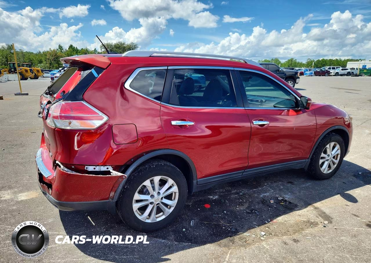 2015 Nissan Rogue Sv VIN:KNMAT2MT1FP510529 - 3