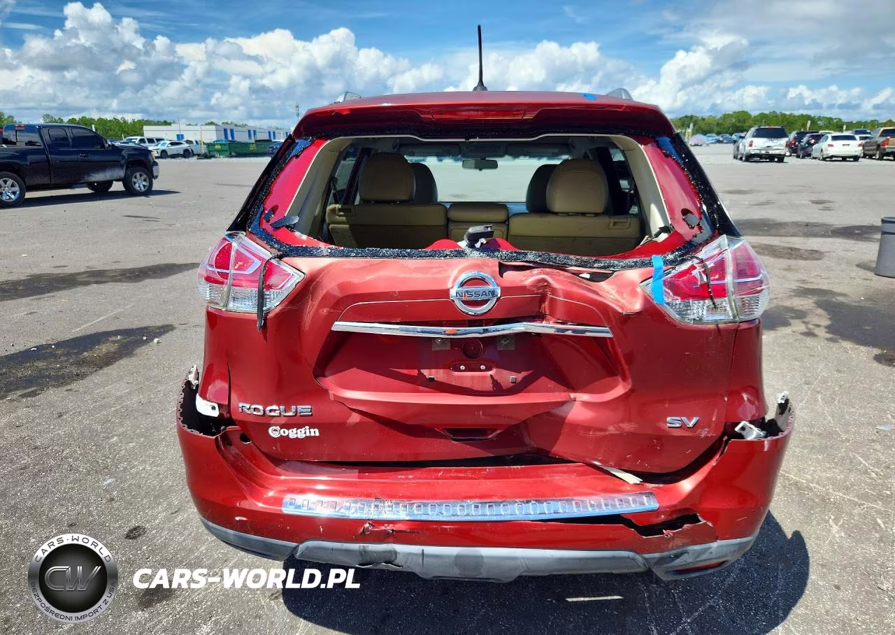 2015 Nissan Rogue Sv VIN:KNMAT2MT1FP510529 - 6