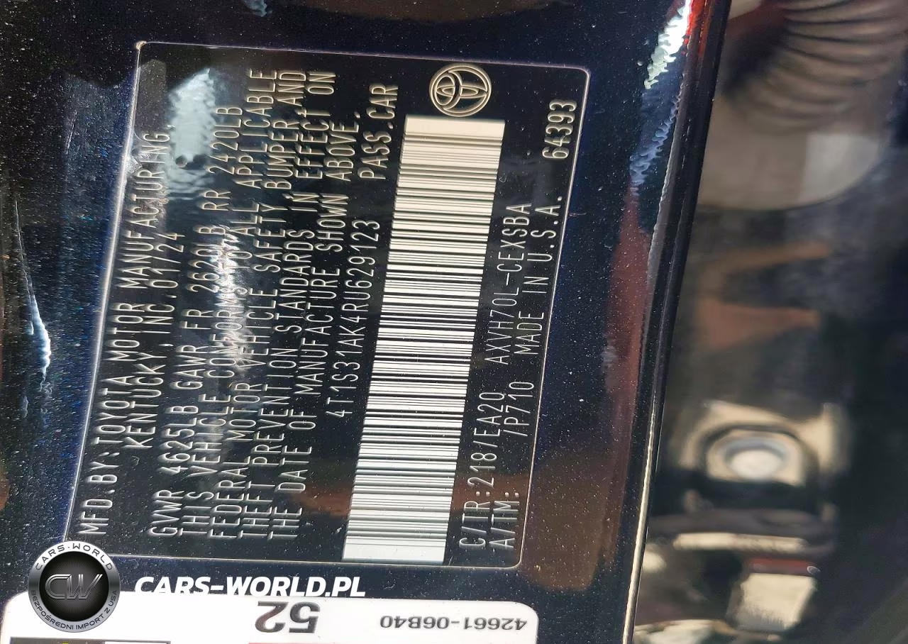 2024 Toyota Camry Hybrid Se VIN:4T1S31AK4RU629123 - 12