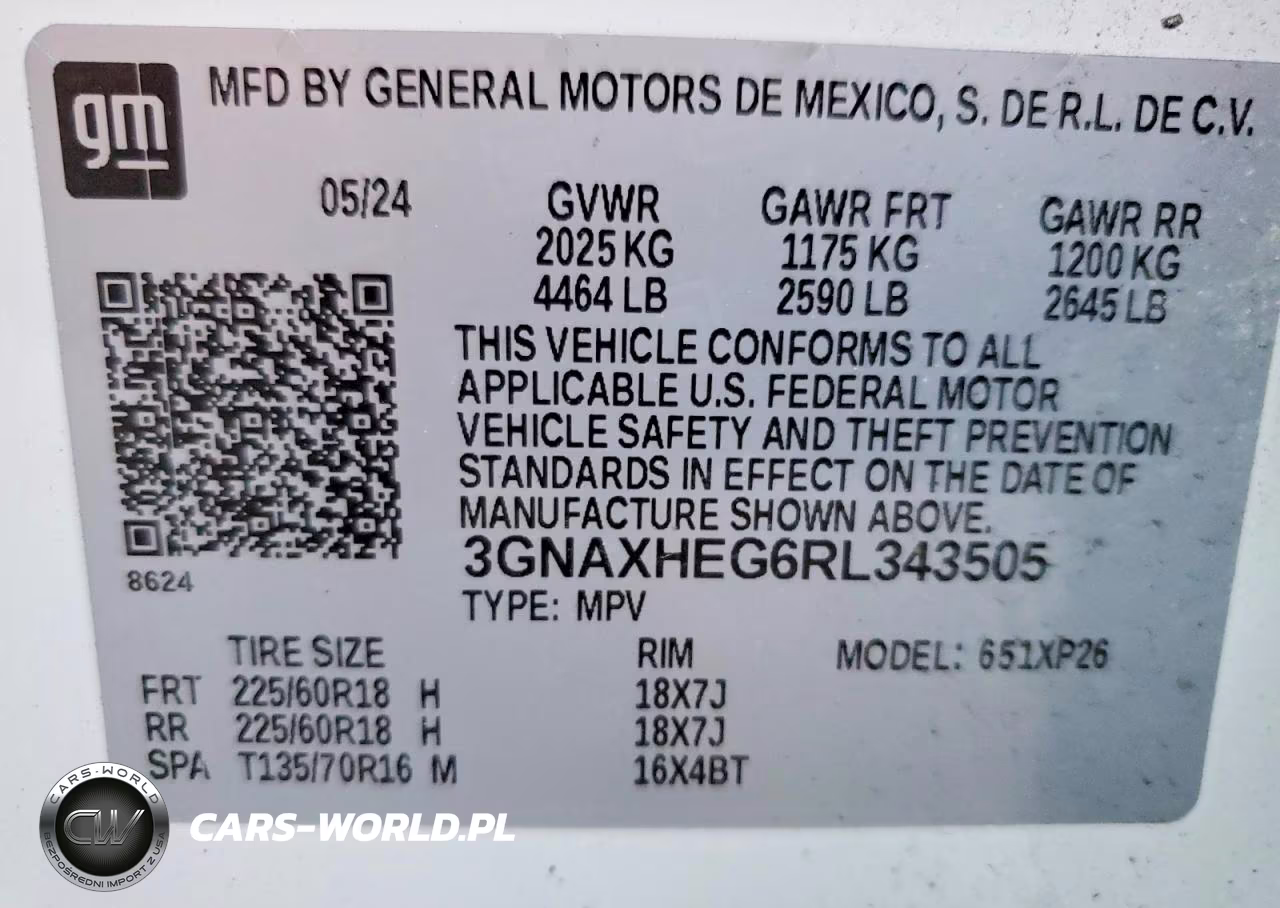 2024 Chevrolet Equinox Ls VIN:3GNAXHEG6RL343505 - 13