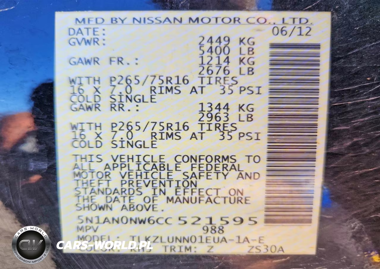 2012 Nissan Xterra X VIN:5N1AN0NW6CC521595 - 13
