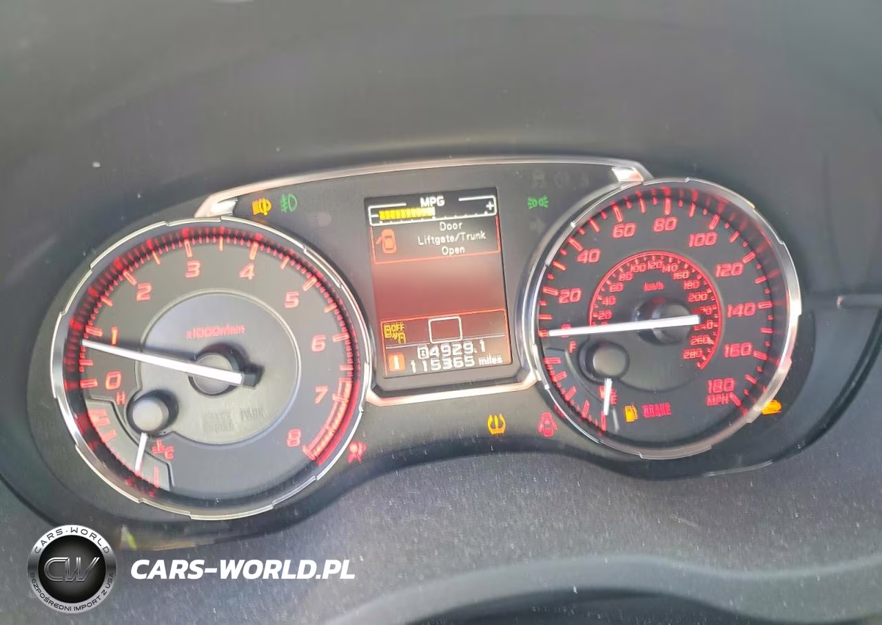 2017 Subaru Wrx Limited VIN:JF1VA1L61H9814499 - 9