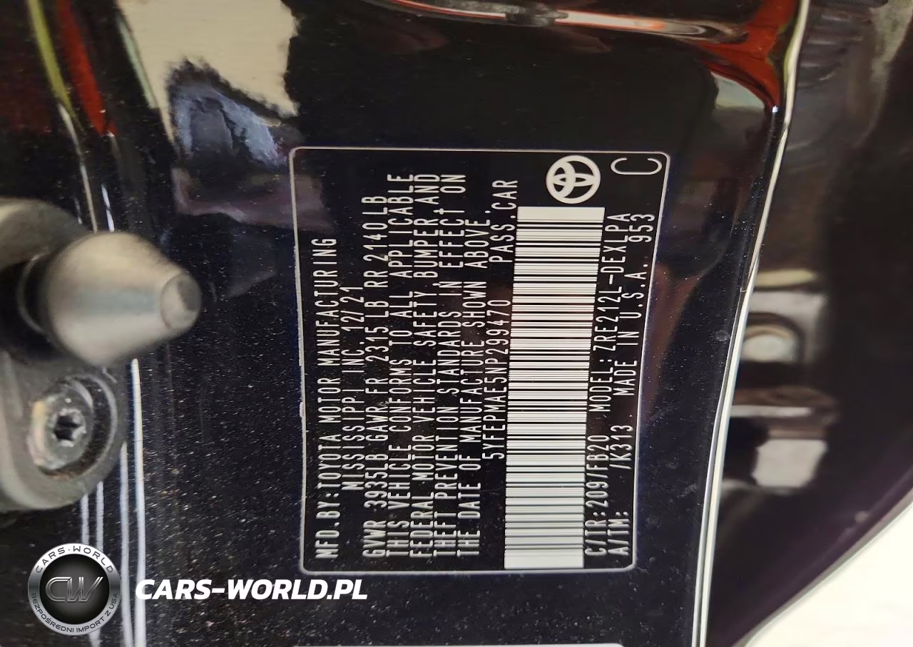 2022 Toyota Corolla Le VIN:5YFEPMAE5NP299470 - 12