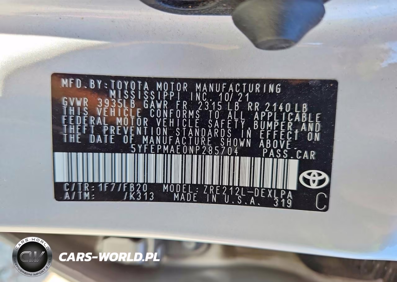 2022 Toyota Corolla Le VIN:5YFEPMAE0NP285704 - 13