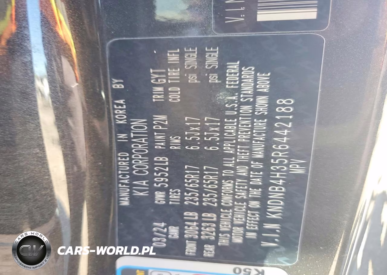 2024 Kia Carnival Lx VIN:KNDNB4H35R6442188 - 13