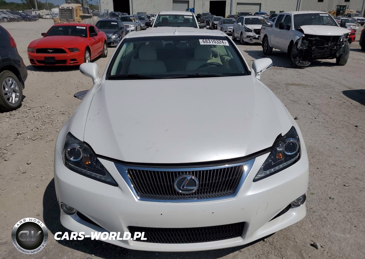 2012 Lexus Is 350 VIN:JTHFE2C23C2508393 - 5