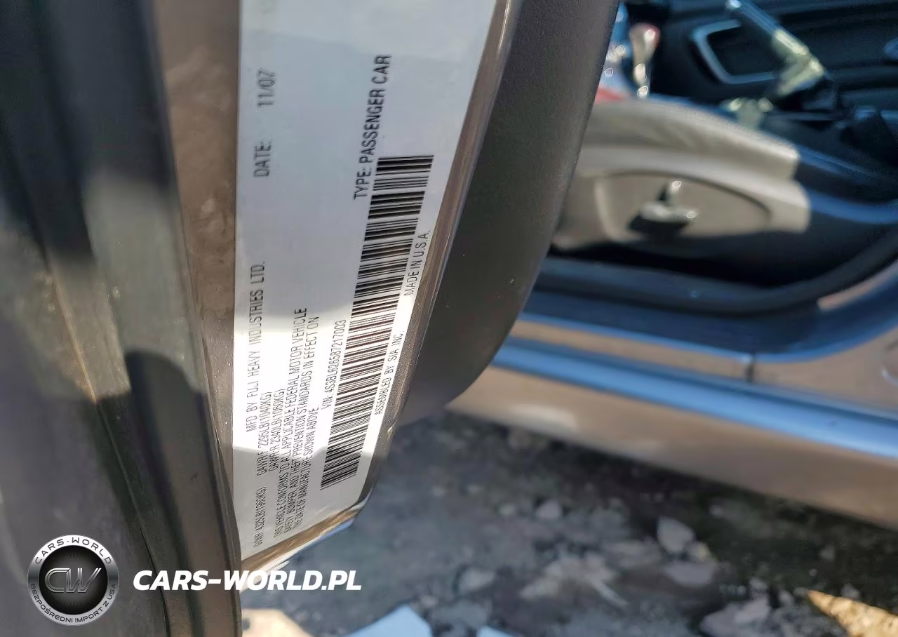 2008 Subaru Legacy 2.5I Limited VIN:4S3BL626587217003 - 12