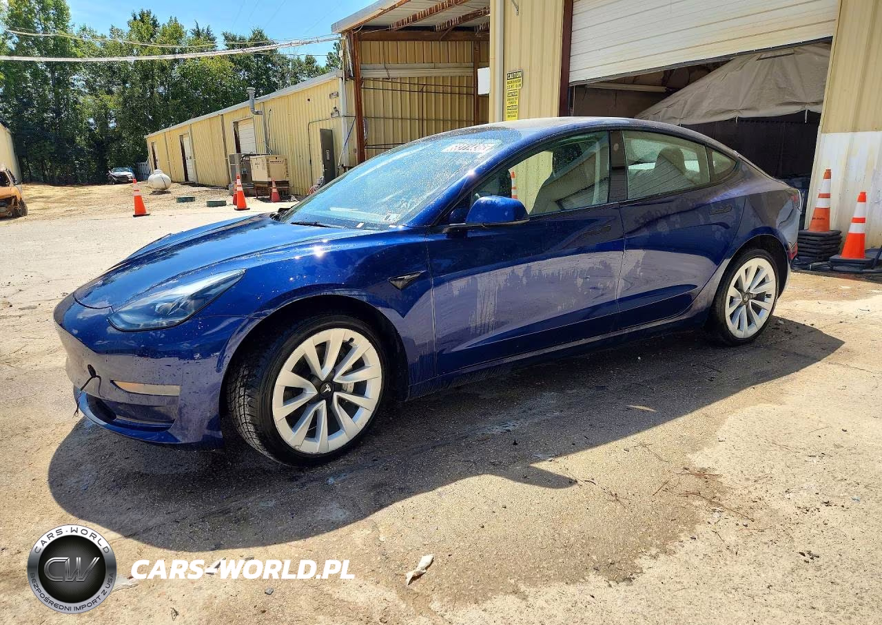 2022 Tesla Model 3 VIN:5YJ3E1EA8NF370854 - 1