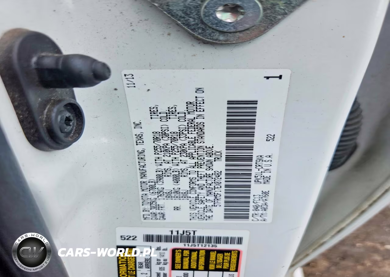2014 Toyota Tundra Sr5 4.6L V8 VIN:5TFRM5F17EX072482 - 12