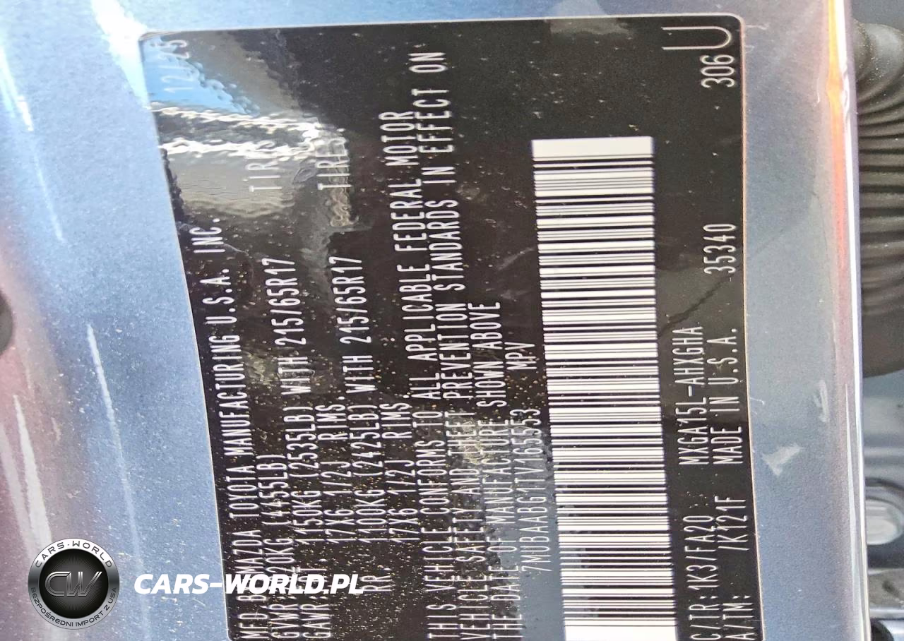 2026 Toyota Corolla Cross Le VIN:7MUBAABG1TV165553 - 13