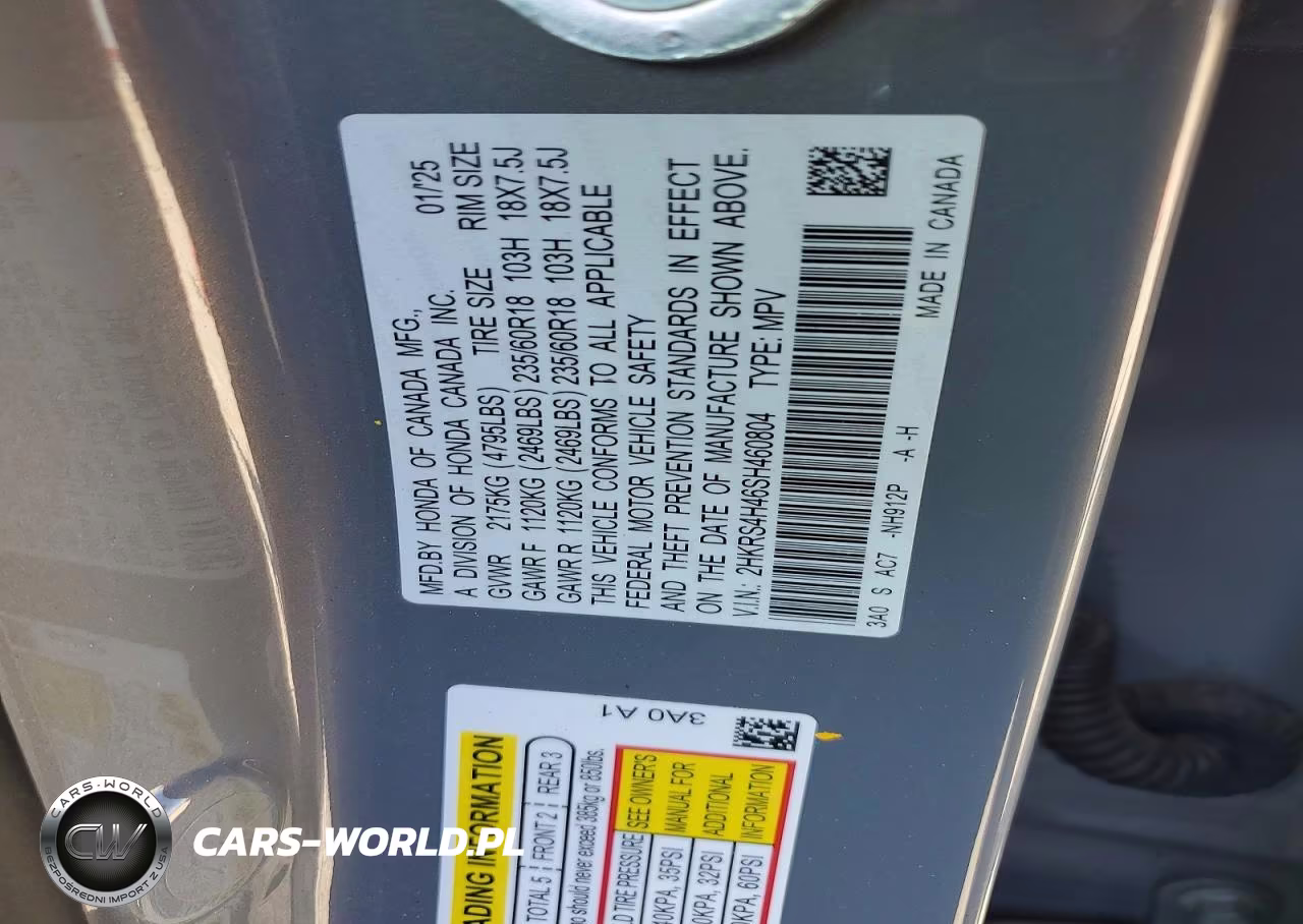 2025 Honda Cr-V Ex VIN:2HKRS4H46SH460804 - 13