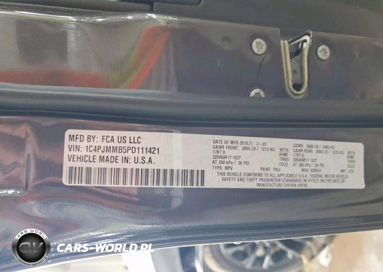 2023 Jeep Cherokee Altitude Lux VIN:1C4PJMMB5PD111421 - 13