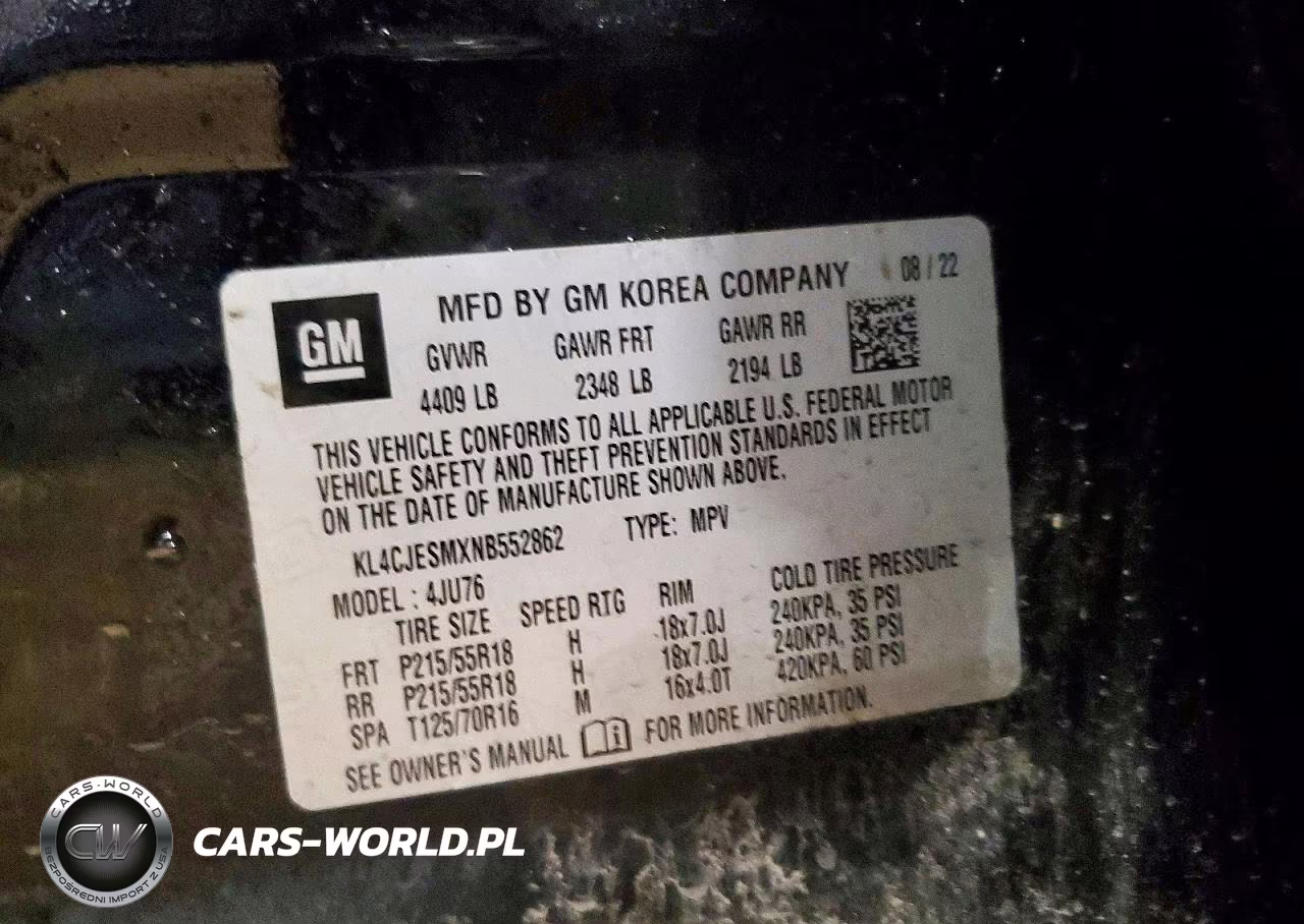2022 Buick Encore Preferred VIN:KL4CJESMXNB552862 - 12