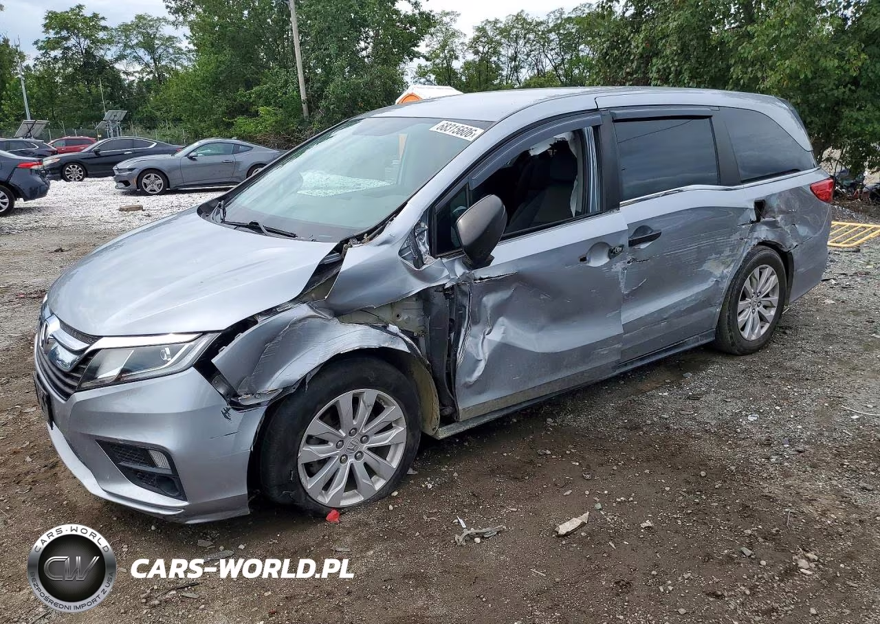 2019 Honda Odyssey Lx VIN:5FNRL6H26KB124477 - 1