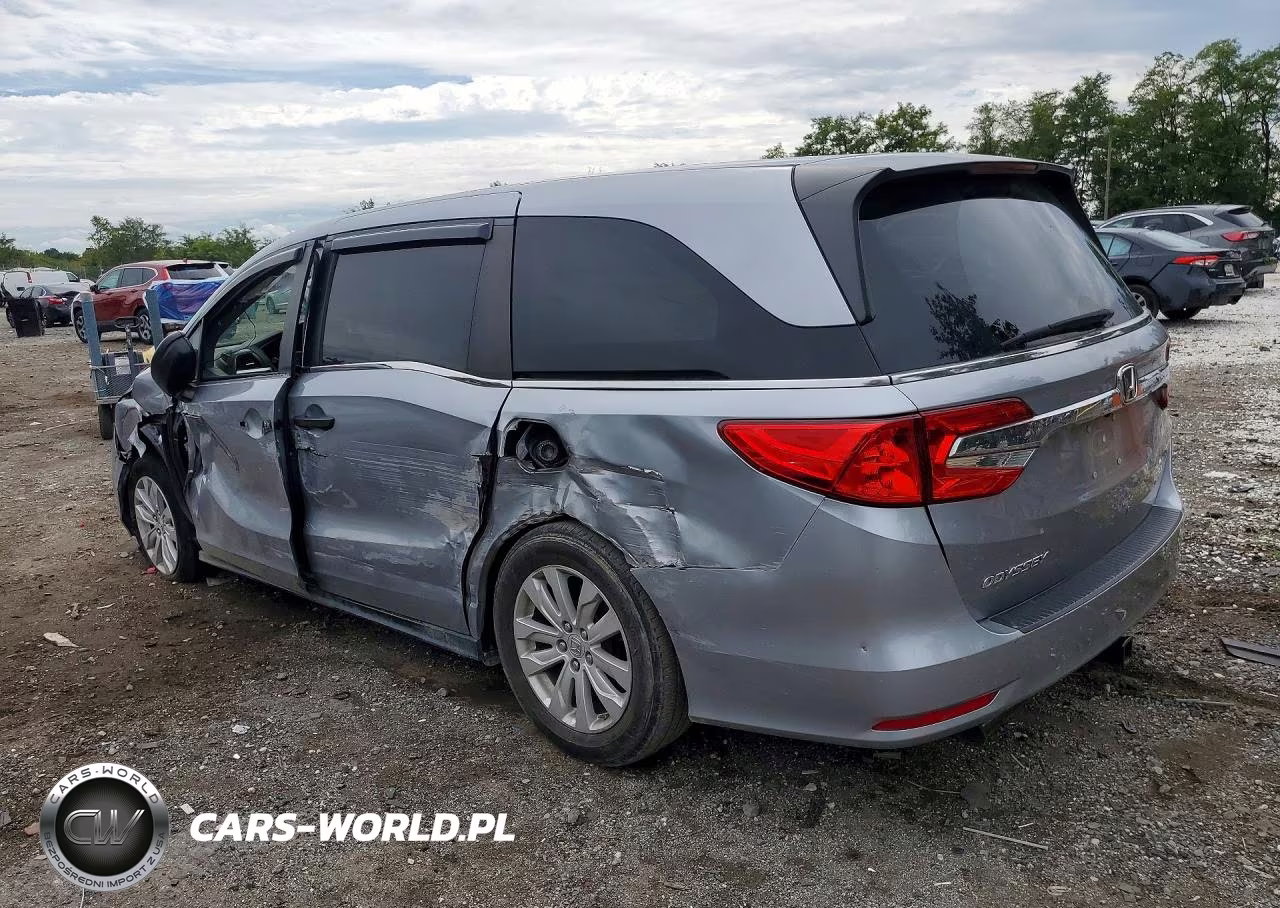2019 Honda Odyssey Lx VIN:5FNRL6H26KB124477 - 2