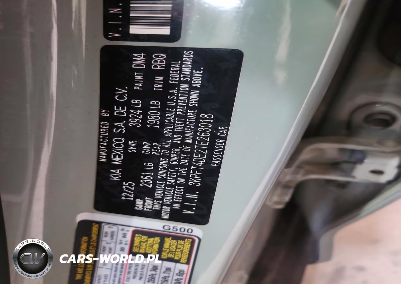 2026 Kia K4 Lxs VIN:3KPFT4DE2TE263018 - 13