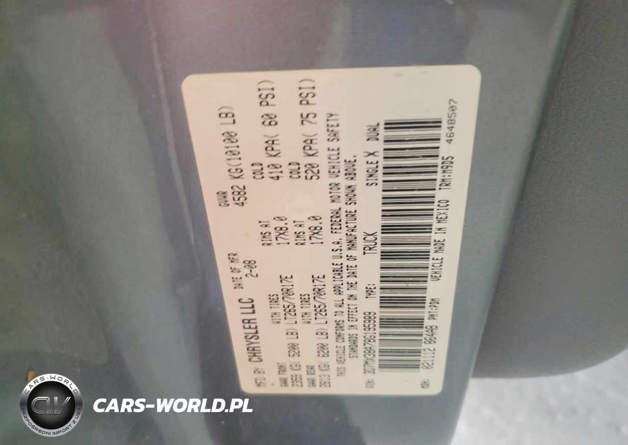2008 Dodge Ram 3500 St VIN:3D7MX38A78G195989 - 12