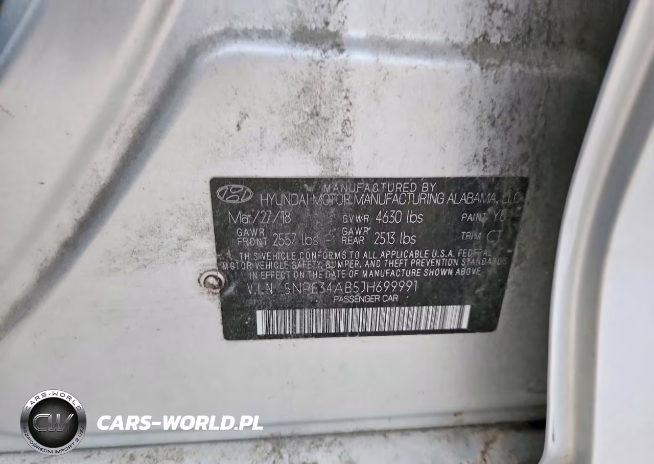 2018 Hyundai Sonata Limited 2.0T VIN:5NPE34AB5JH699991 - 12