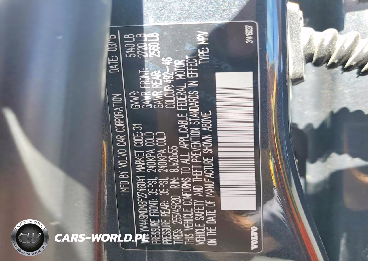 2015 Volv Xc60 VIN:YV449MDM8F2746041 - 12