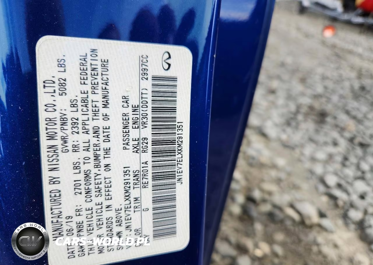 2019 Infiniti Q60 3.0T Luxe VIN:JN1EV7ELXKM291351 - 13
