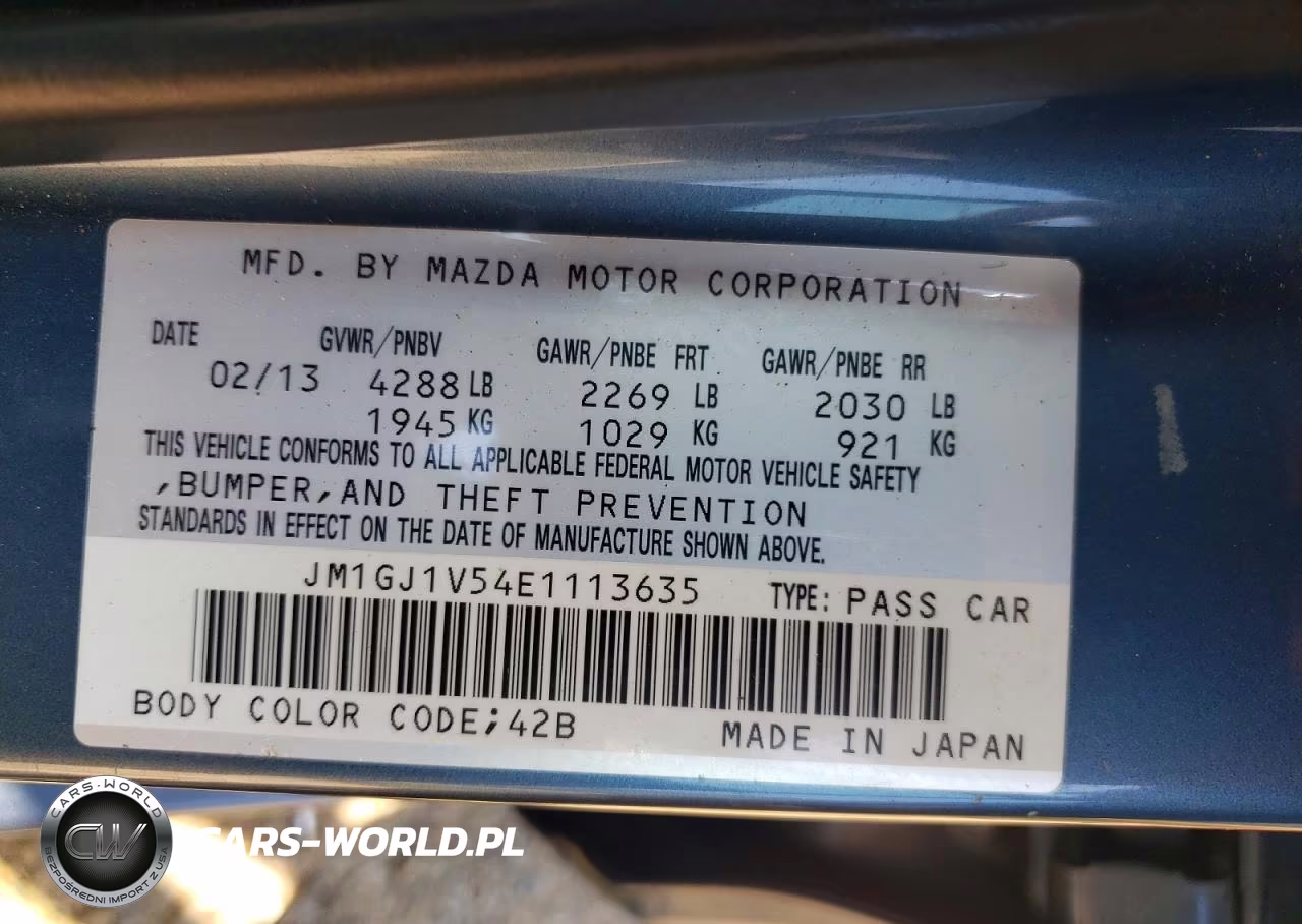 2014 Mazda 6 Touring VIN:JM1GJ1V54E1113635 - 12