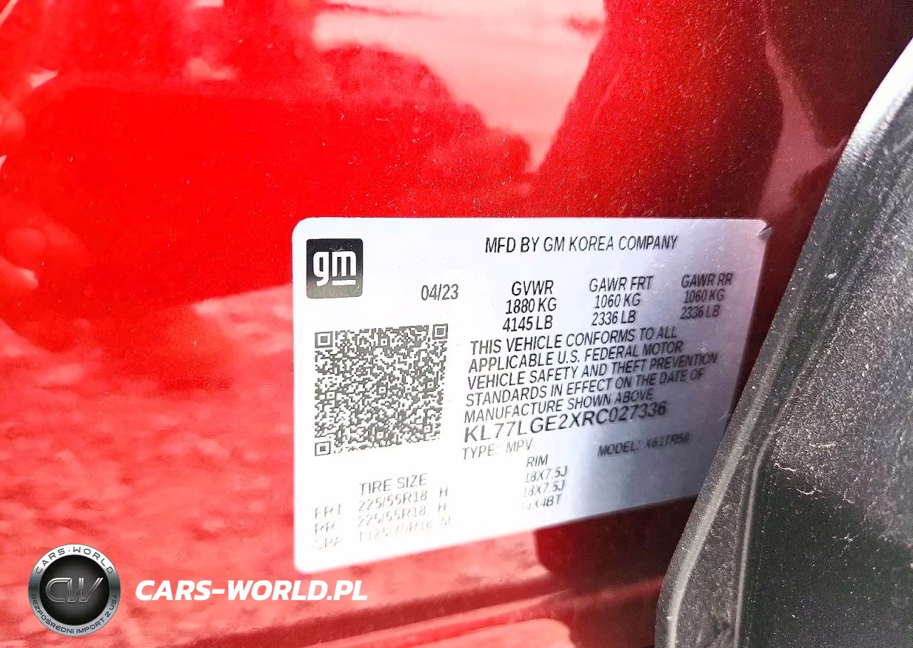 2024 Chevrolet Trax 1Rs VIN:KL77LGE2XRC027336 - 13