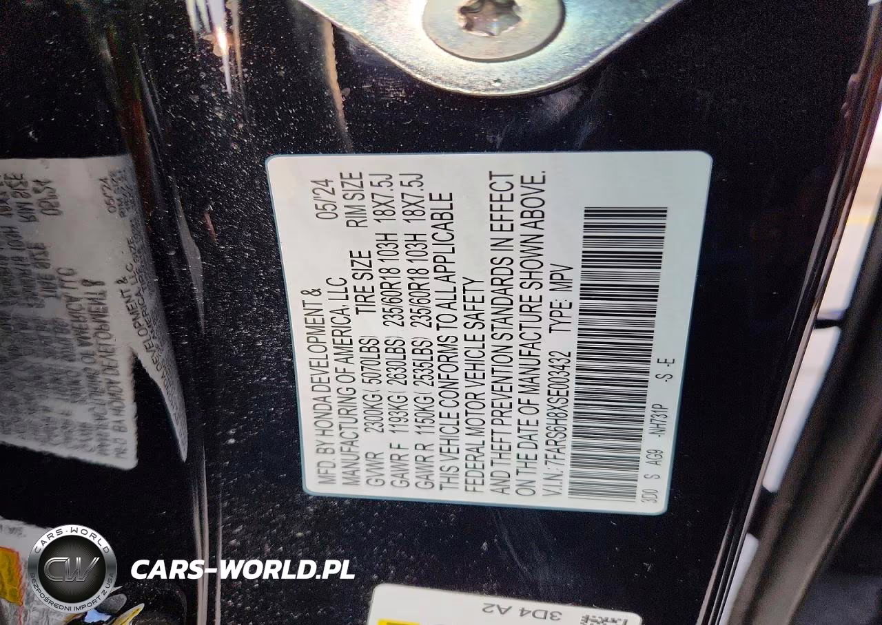 2025 Honda Cr-V Sport-L VIN:7FARS6H8XSE003432 - 12