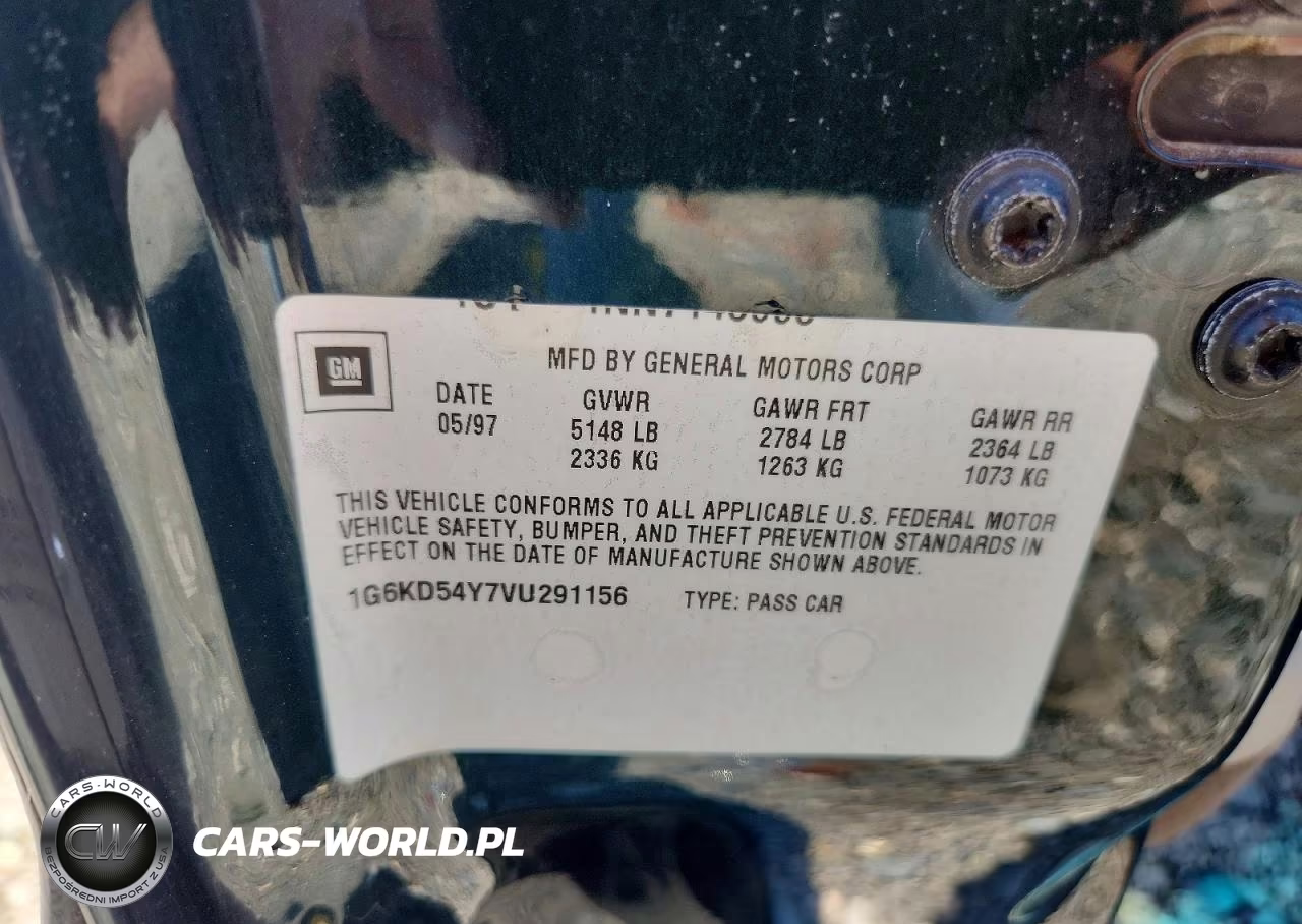 1997 Cadillac Deville VIN:1G6KD54Y7VU291156 - 12