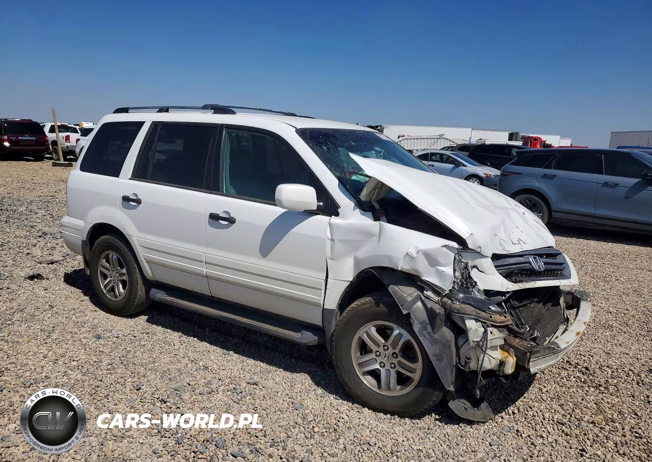 2004 Honda Pilot Exl VIN:2HKYF18504H517041 - 4
