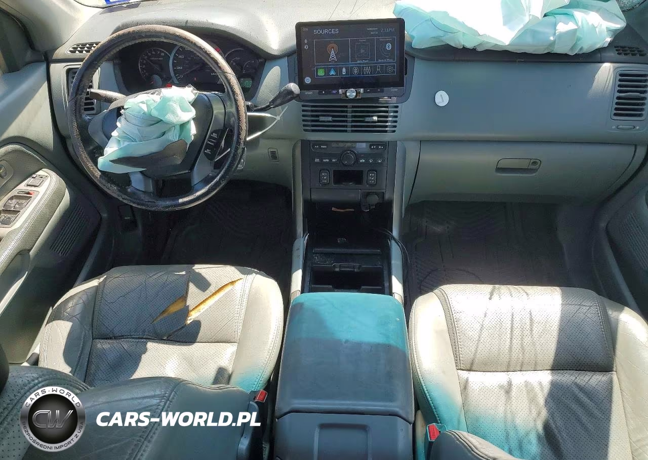 2004 Honda Pilot Exl VIN:2HKYF18504H517041 - 8