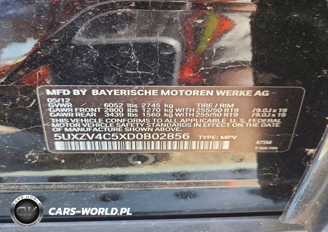 2013 BMW X5 xDrive35I VIN:5UXZV4C5XD0B02856 - 13