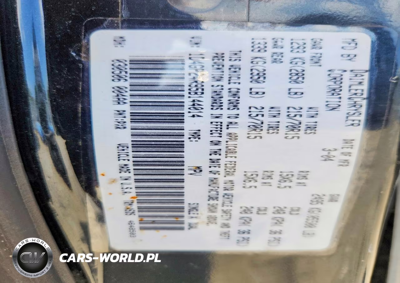 2005 Dodge Grand Caravan Se VIN:1D4GP24R95B144014 - 13