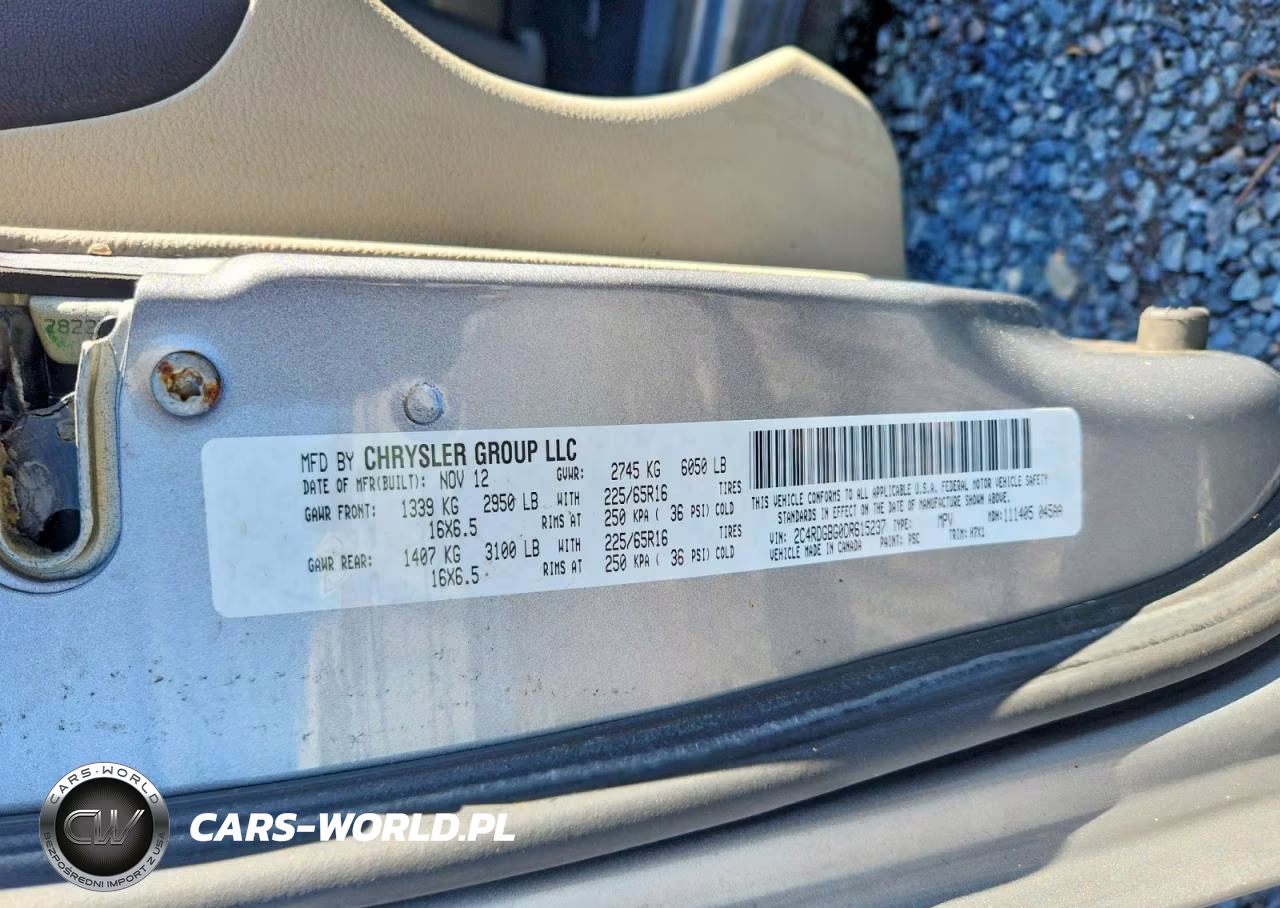 2013 Dodge Grand Caravan Se VIN:2C4RDGBG0DR615237 - 13
