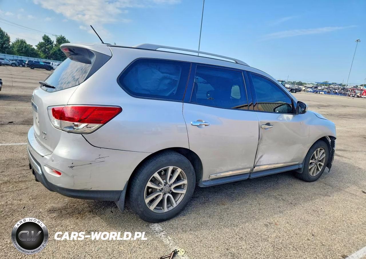 2014 Nissan Pathfinder Sl VIN:5N1AR2MM7EC733652 - 3