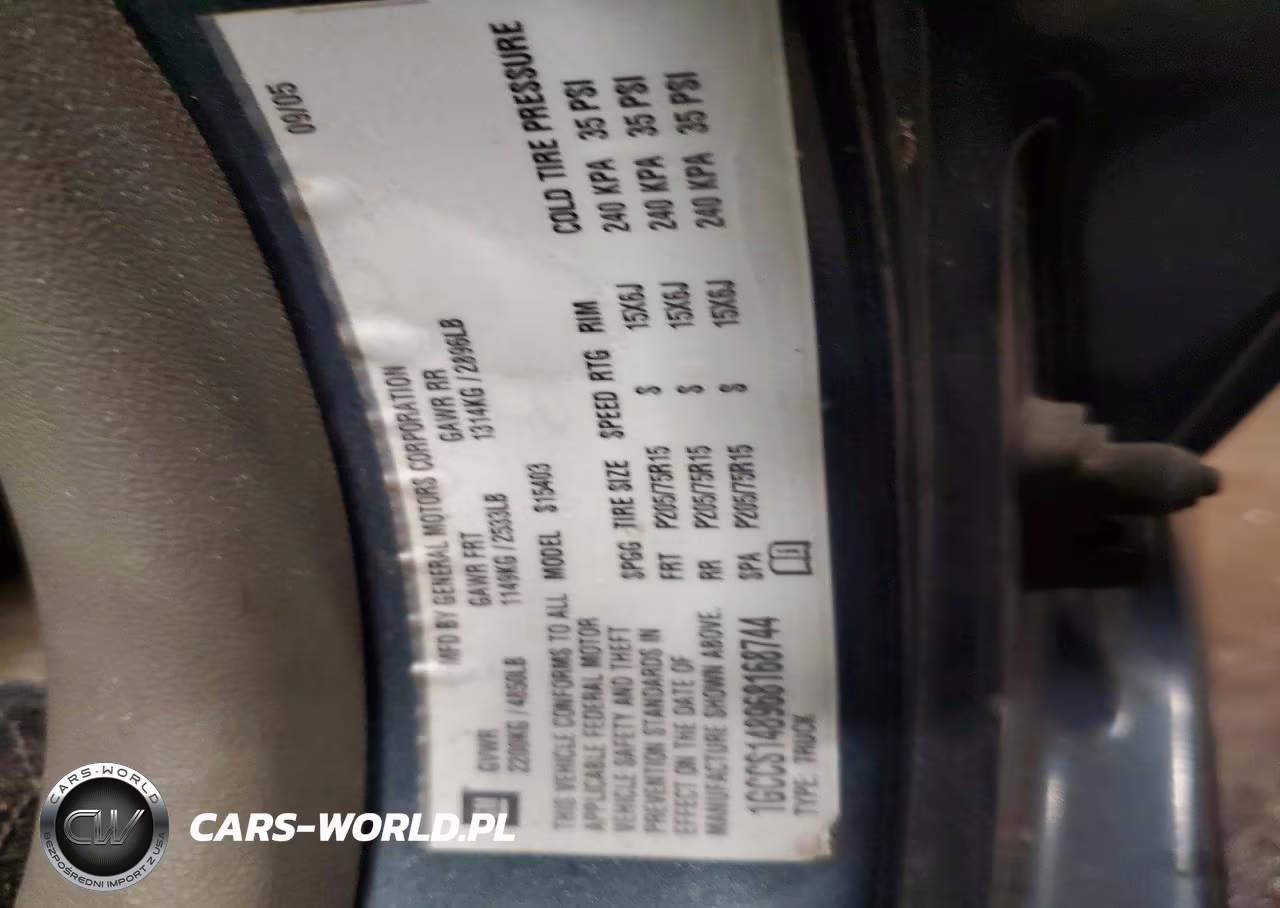 2006 Chevrolet Colorado VIN:1GCCS148968168744 - 12