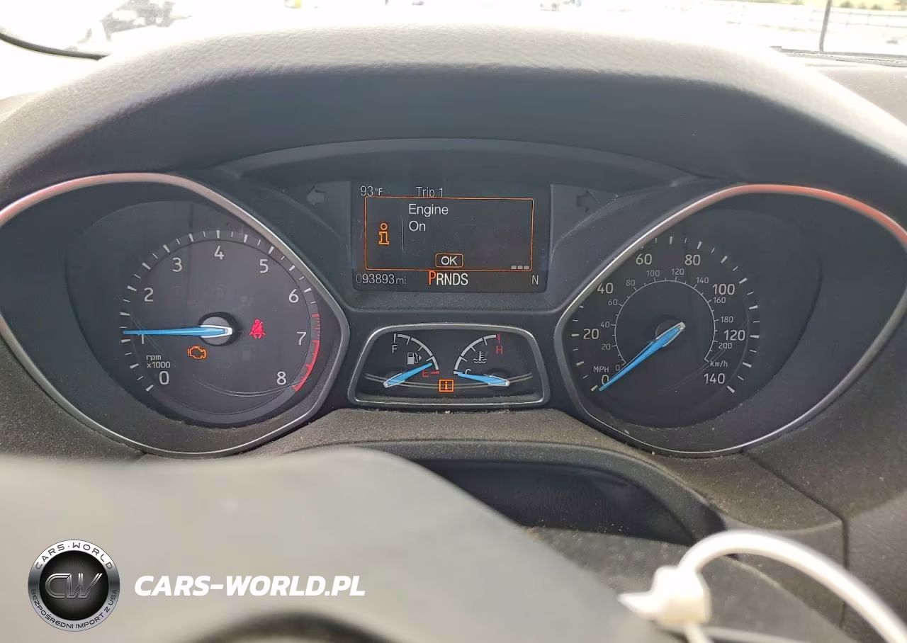 2017 Ford Focus Titanium VIN:1FADP3J21HL280011 - 9