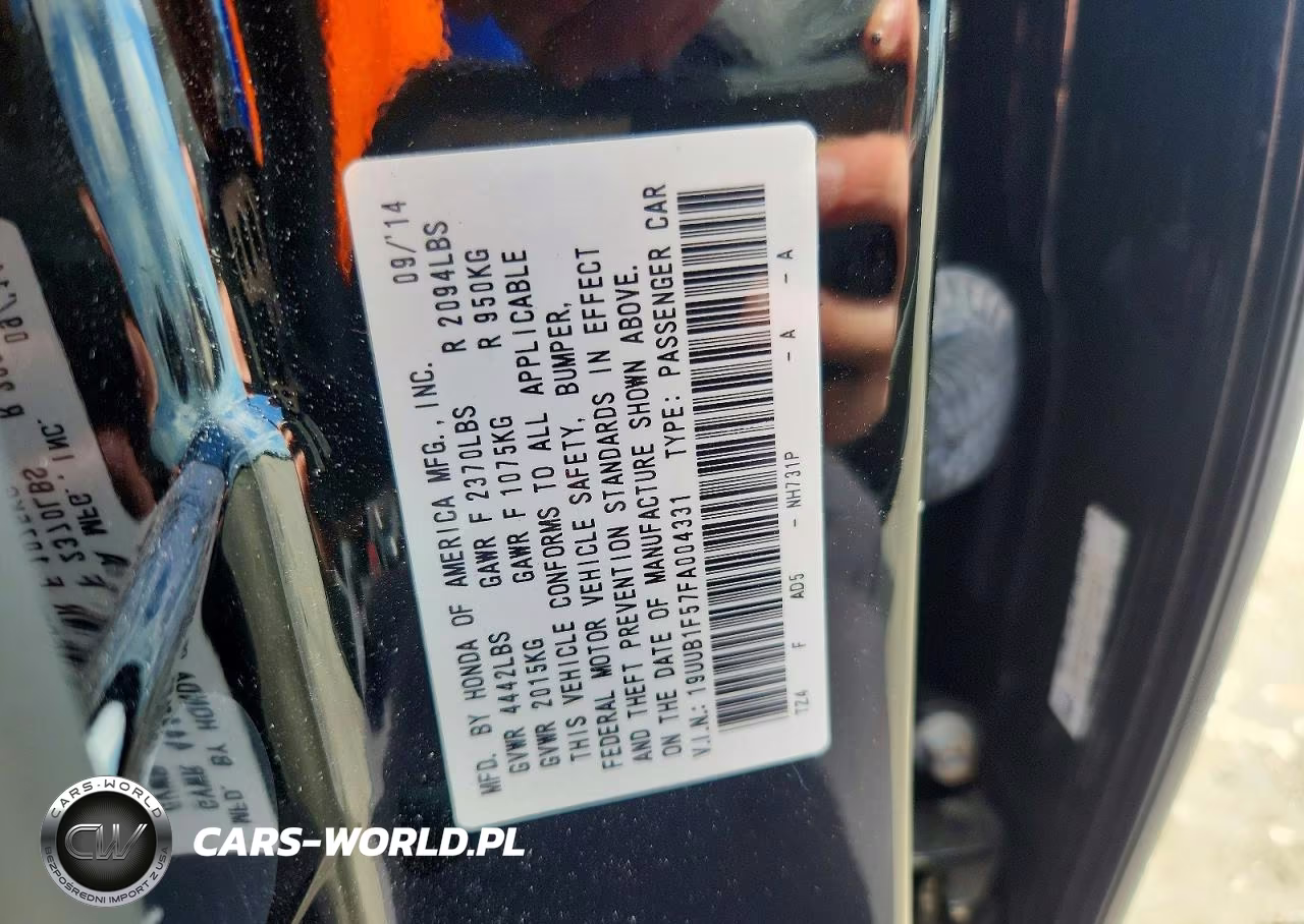 2015 Acura Tlx Tech VIN:19UUB1F57FA004331 - 12