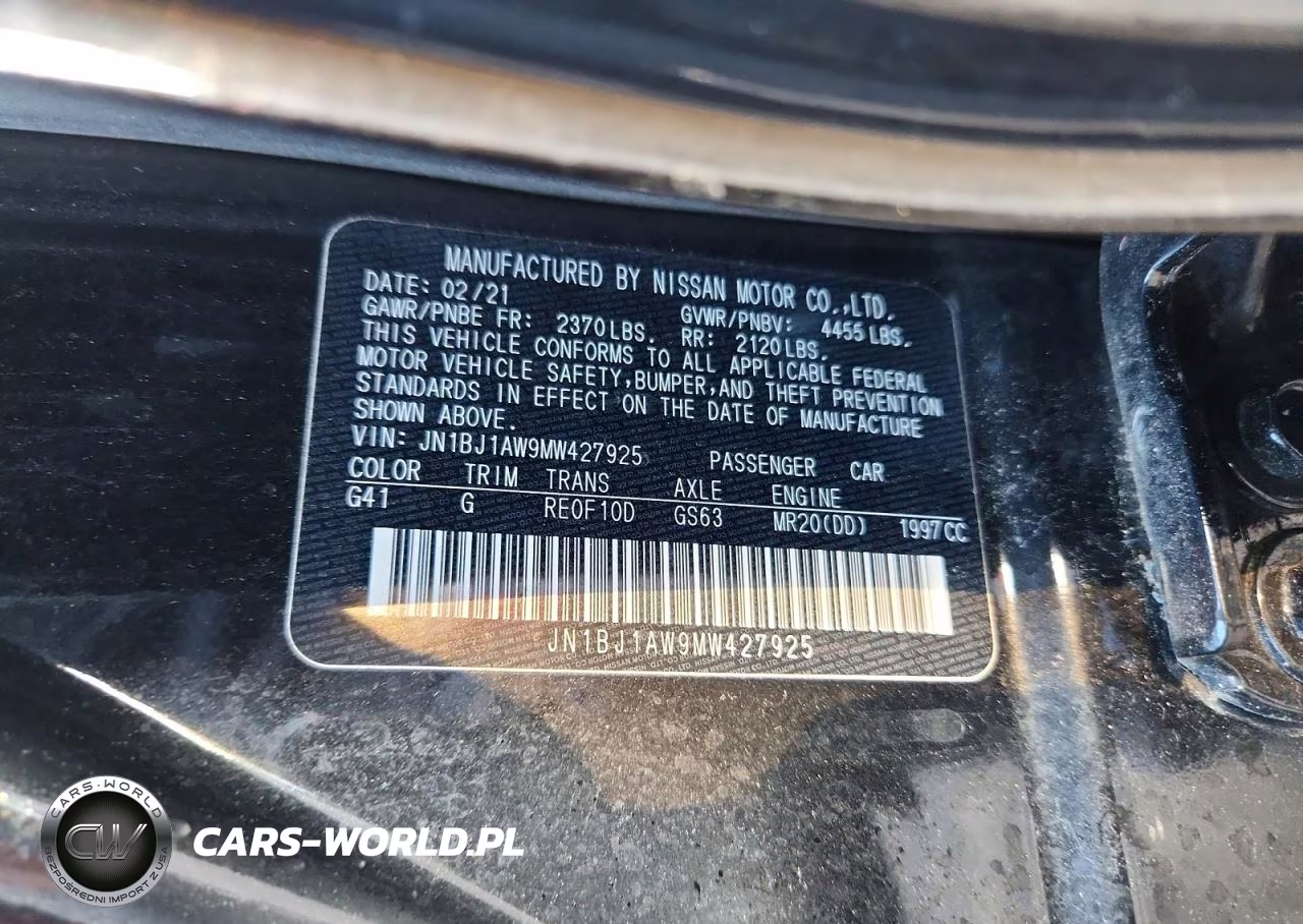 2021 Nissan Rogue Sport S VIN:JN1BJ1AW9MW427925 - 13