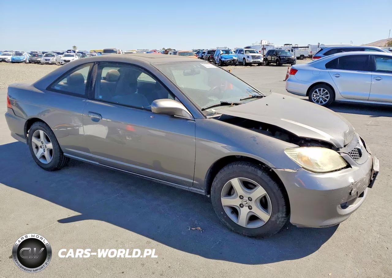 2005 Honda Civic Ex VIN:1HGEM22955L043497 - 4
