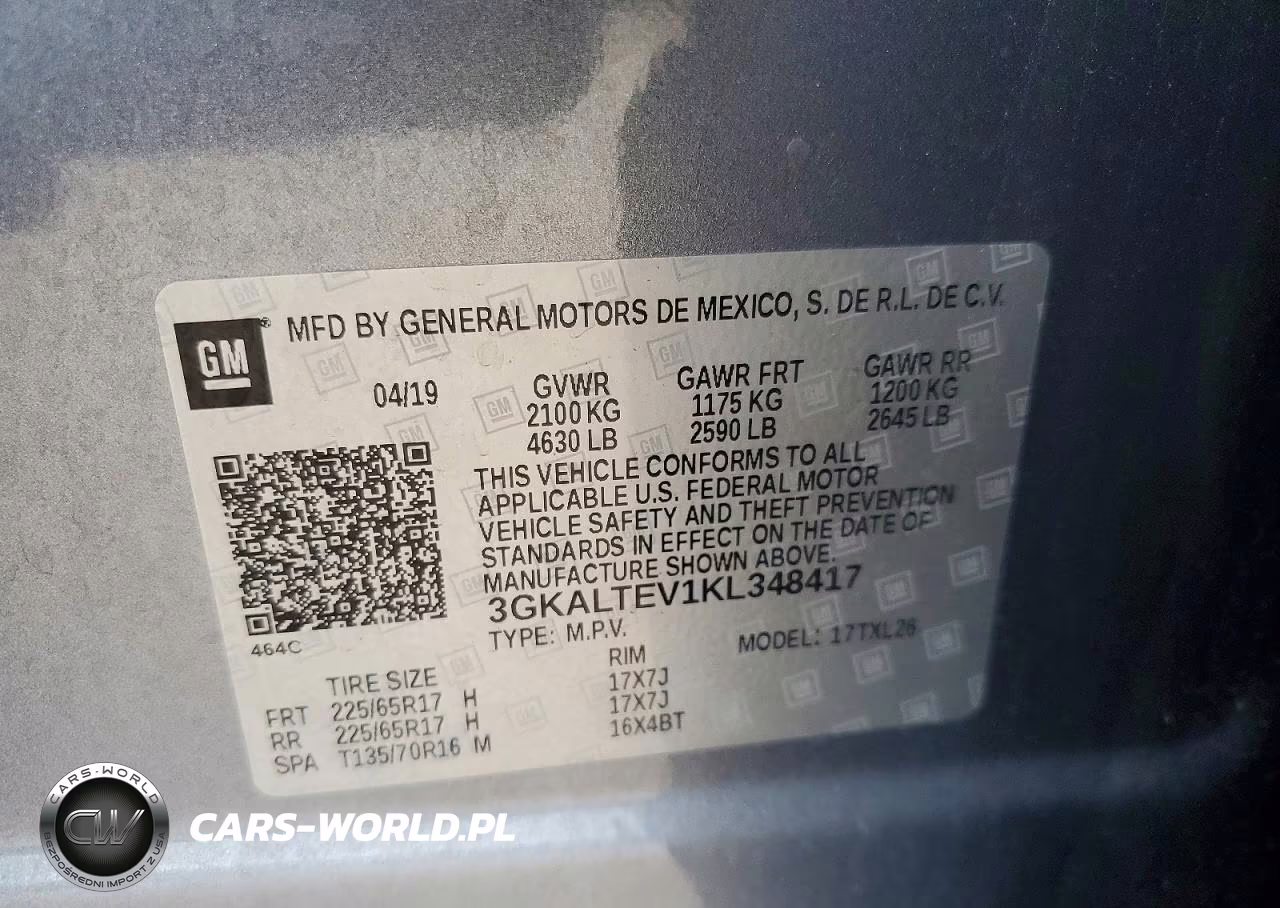 2019 GMC Terrain Sle VIN:3GKALTEV1KL348417 - 13