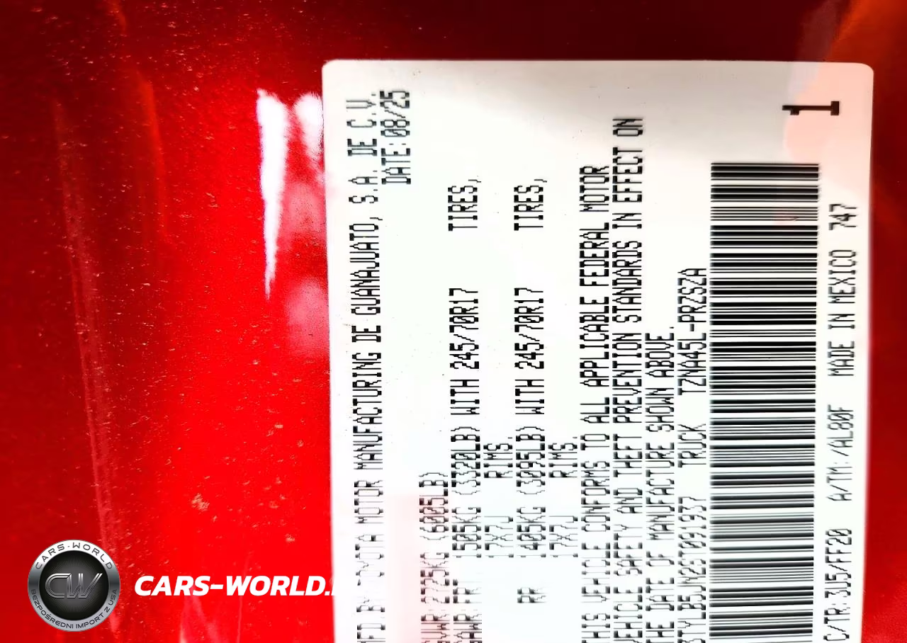 2025 Toyota Tacoma Sr5 VIN:3TYLB5JN2ST091937 - 12
