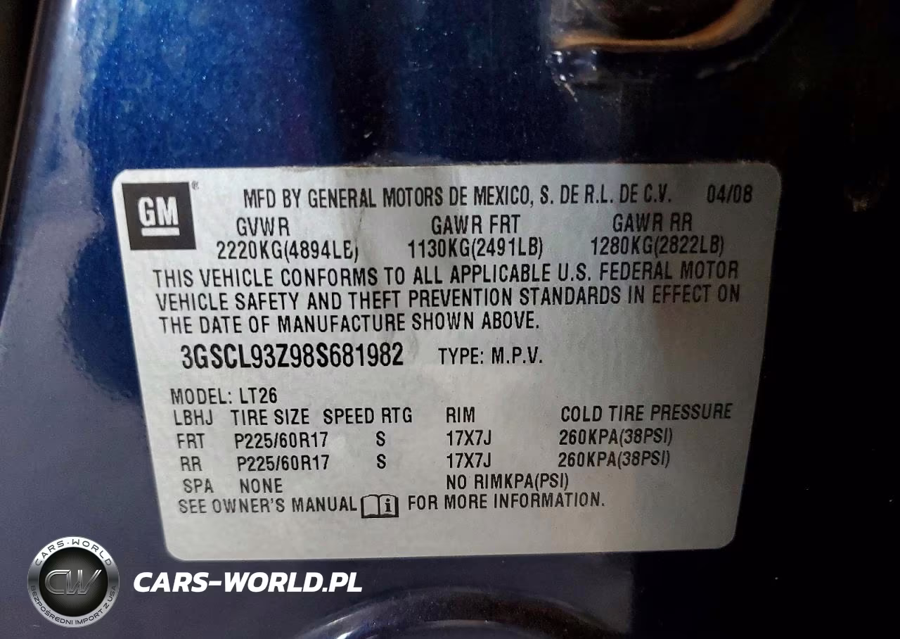 2008 Saturn Vue Hybrid VIN:3GSCL93Z98S681982 - 12