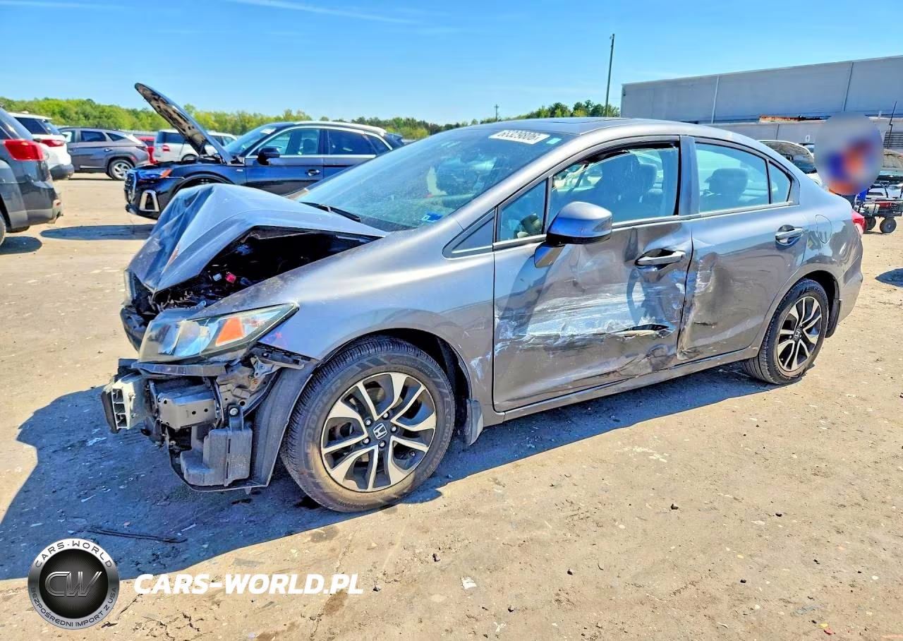 2013 Honda Civic Ex VIN:19XFB2F84DE226729 - 1